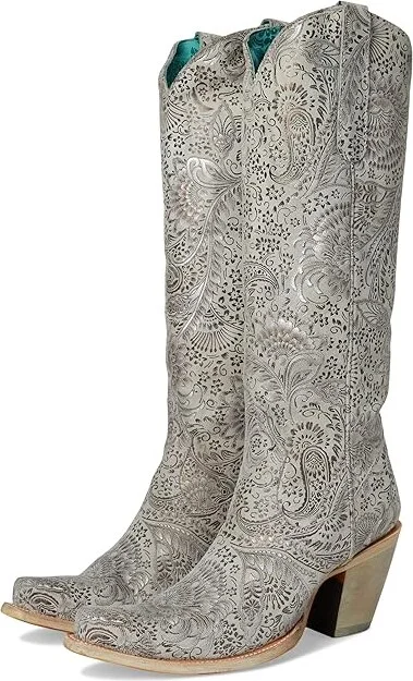 Corral Boots A4482 Cowboy Women's Boots Silver : 6 B - Medium, Leather