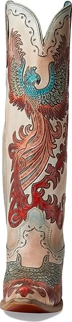 Corral Boots A4516 Cowboy Women's Boots White : 6.5 B - Medium, Leather - Image 2