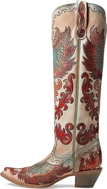 Corral Boots A4516 Cowboy Women's Boots White : 6.5 B - Medium, Leather - Image 6