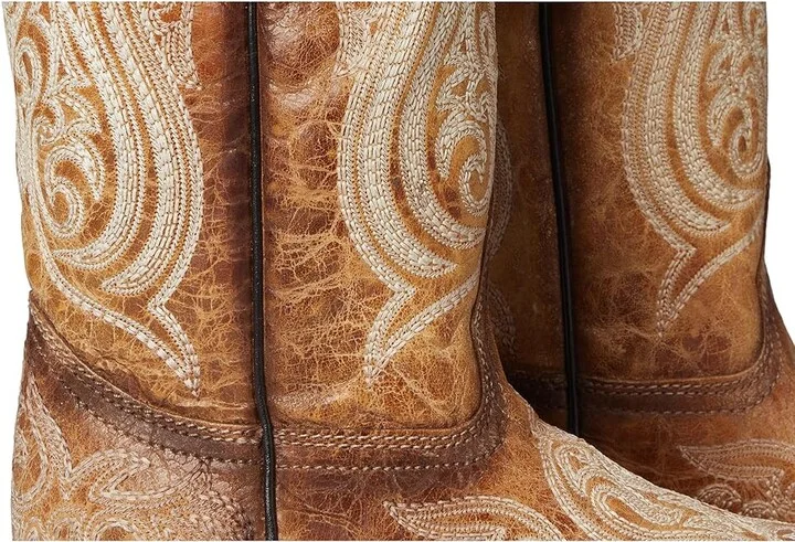 Corral Boots A4580 Cowboy Women's Boots Straw : 7.5 B - Medium, Leather - Image 7