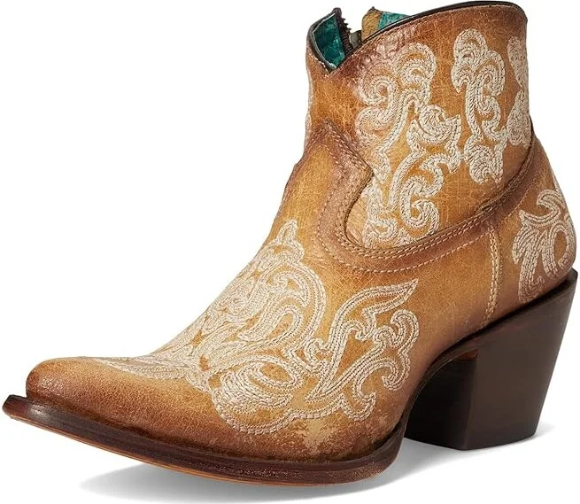 Corral Boots A4581 Cowboy Women's Boots Straw : 10 B - Medium, Leather - Image 5