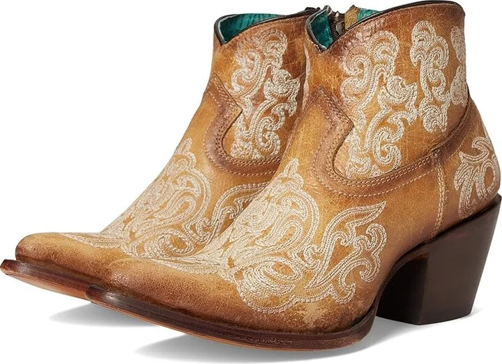 Corral Boots A4581 Cowboy Women's Boots Straw : 10 B - Medium, Leather
