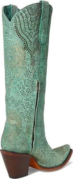 Corral Boots A4587 Cowboy Women's Boots Turquoise : 6.5 B - Medium, Leather - Image 4