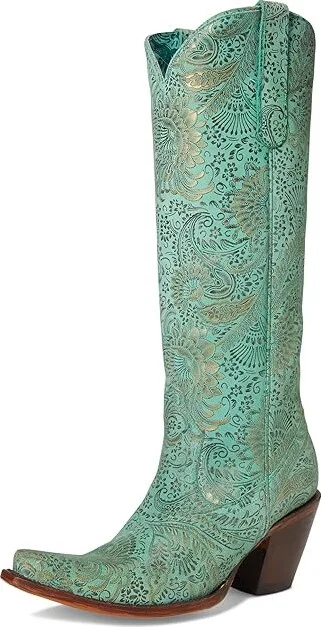 Corral Boots A4587 Cowboy Women's Boots Turquoise : 6.5 B - Medium, Leather - Image 5