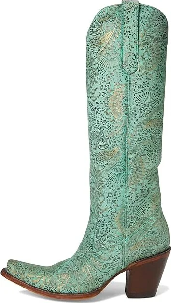 Corral Boots A4587 Cowboy Women's Boots Turquoise : 6.5 B - Medium, Leather - Image 6