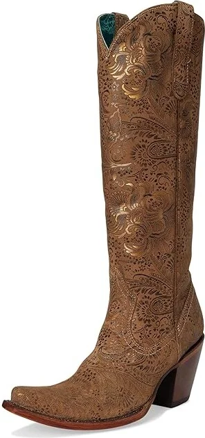 Corral Boots A4588 Cowboy Women's Boots Sand : 6.5 B - Medium, Leather - Image 5