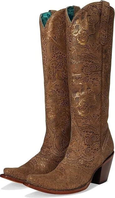 Corral Boots A4588 Cowboy Women's Boots Sand : 6.5 B - Medium, Leather