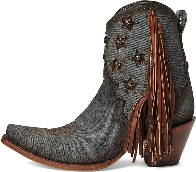 Corral Boots A4675 Cowboy Women's Boots Denim : 7 B - Medium, Textile - Image 6