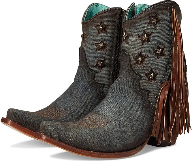 Corral Boots A4675 Cowboy Women's Boots Denim : 7 B - Medium, Textile