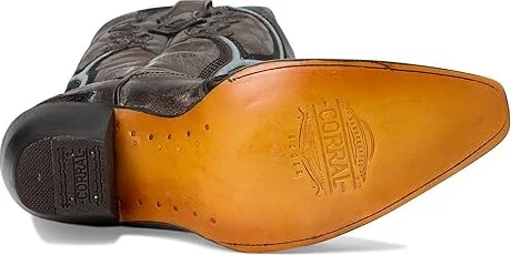 Corral Boots A4699 Cowboy Women's Boots Brown/Blue : 8 B - Medium, Leather - Image 3