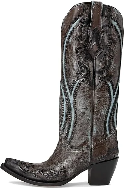 Corral Boots A4699 Cowboy Women's Boots Brown/Blue : 8 B - Medium, Leather - Image 6