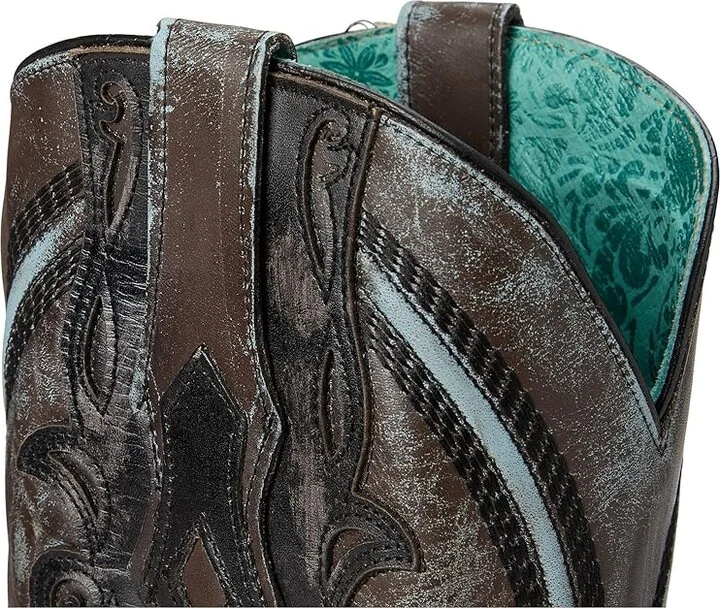 Corral Boots A4699 Cowboy Women's Boots Brown/Blue : 8 B - Medium, Leather - Image 7