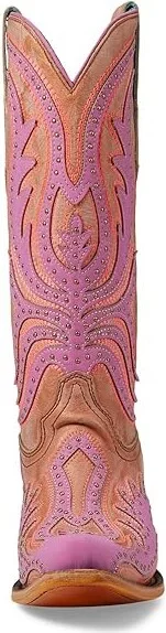 Corral Boots C3970 Women's Boots Pink : 5.5 B - Medium, Leather - Image 2