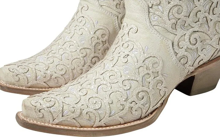 Corral Boots C4050 Women's Boots White : 5.5 B - Medium, Leather - Image 6