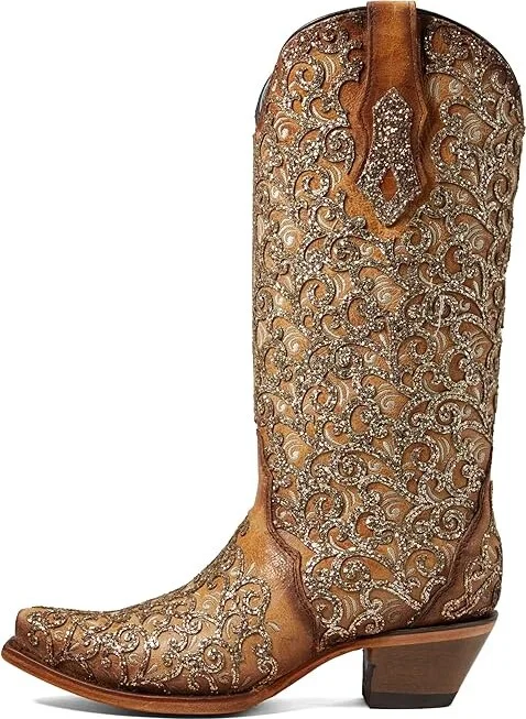 Corral Boots C4051 Women's Boots Saddle : 5.5 B - Medium, Leather - Image 5