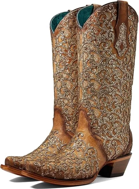 Corral Boots C4051 Women's Boots Saddle : 5.5 B - Medium, Leather