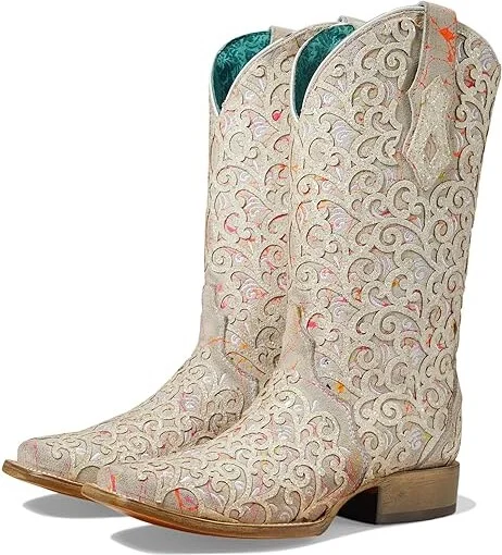 Corral Boots C4062 Women's Boots White : 5 B - Medium, Leather