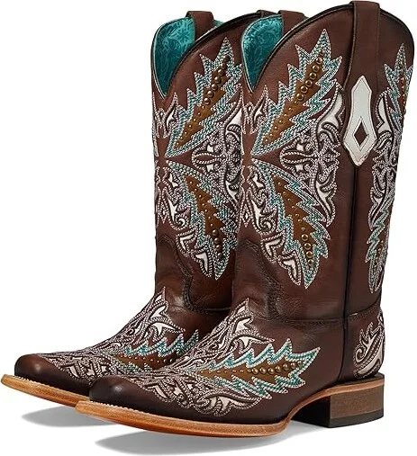Corral Boots C4063 Cowboy Women's Boots Brown : 9.5 B - Medium, Leather