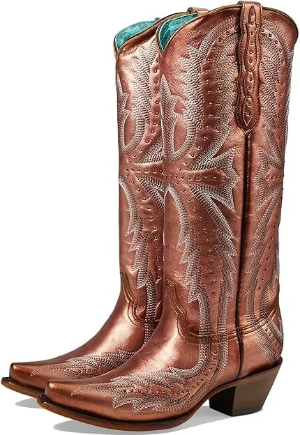 Corral Boots C4070 Women's Boots Rose Gold : 11 B - Medium, Leather