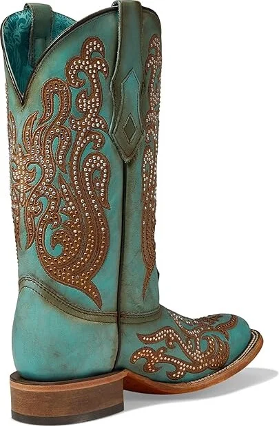 Corral Boots C4095 Cowboy Women's Boots Turquoise : 9.5 B - Medium, Leather - Image 4