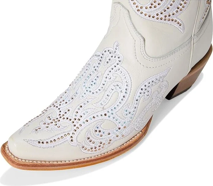 Corral Boots C4103 Cowboy Women's Boots White : 9 B - Medium, Leather - Image 2