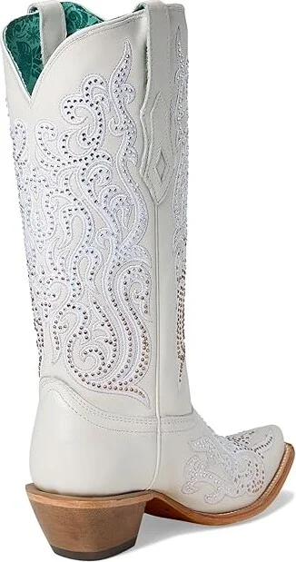 Corral Boots C4103 Cowboy Women's Boots White : 9 B - Medium, Leather - Image 4