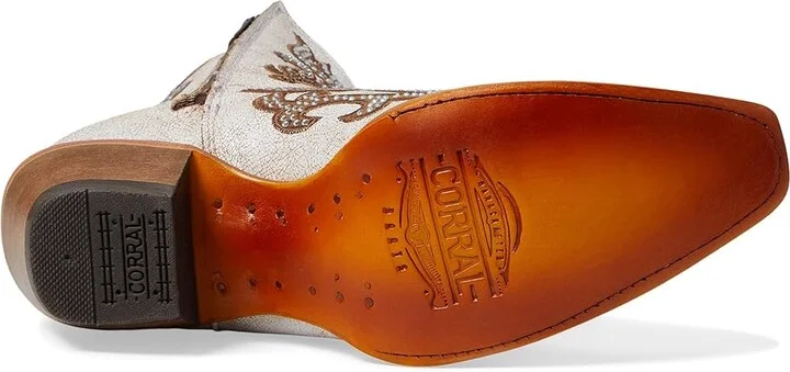 Corral Boots C4104 Cowboy Women's Boots White/Honey : 6 B - Medium, Leather - Image 3