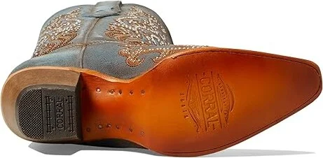 Corral Boots C4124 Cowboy Women's Boots Blue : 8.5 B - Medium, Leather - Image 3