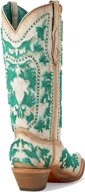 Corral Boots C4131 Cowboy Women's Boots White : 9.5 B - Medium, Leather - Image 4