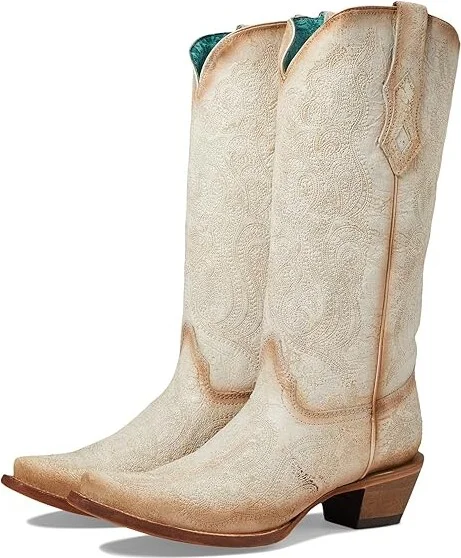 Corral Boots C4143 Cowboy Women's Boots White : 9.5 B - Medium, Leather