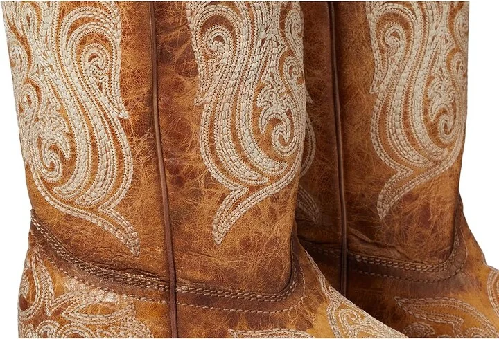 Corral Boots C4144 Cowboy Women's Boots Straw : 9.5 B - Medium, Leather - Image 6