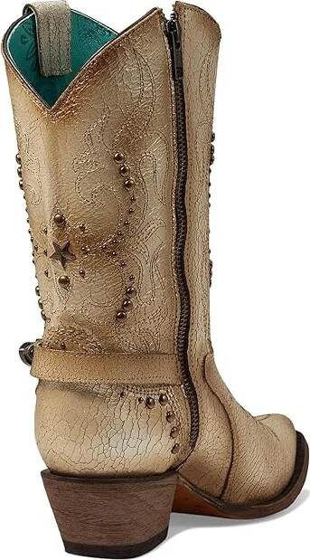 Corral Boots F1348 Women's Boots White : 8 B - Medium, Leather - Image 4