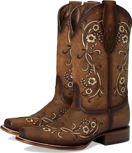 Corral Boots L2063 Cowboy Women's Boots Sand : 6.5 B - Medium, Leather