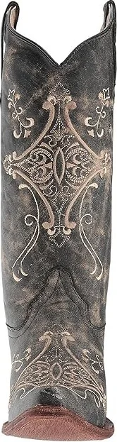 Corral Boots L5048 Cowboy Women's Boots Black/Bone : 7 B - Medium, Leather - Image 6