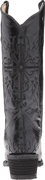 Corral Boots L5060 Women's Boots Black/Black : 5 B - Medium, Leather - Image 5