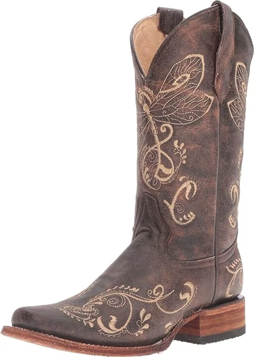 Corral Boots L5079 Women's Boots Brown/Bone : 6.5 B - Medium, Leather - Image 2