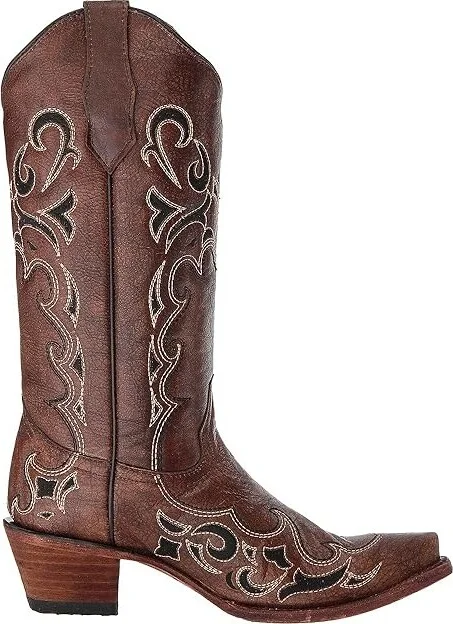 Corral Boots L5247 Cowboy Women's Boots Black/Brown : 5 B - Medium, Leather - Image 8