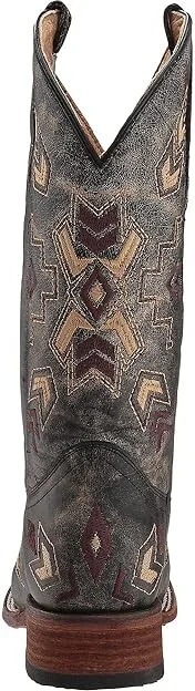 Corral Boots L5253 Cowboy Women's Boots Black/Bone : 6.5 B - Medium, Leather - Image 5