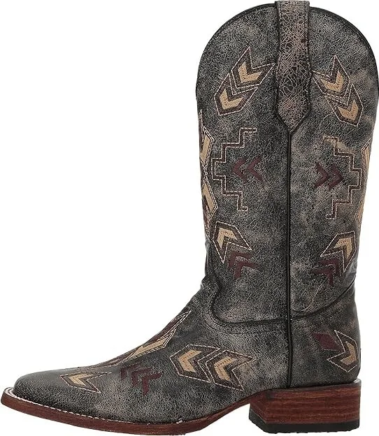 Corral Boots L5253 Cowboy Women's Boots Black/Bone : 6.5 B - Medium, Leather - Image 7