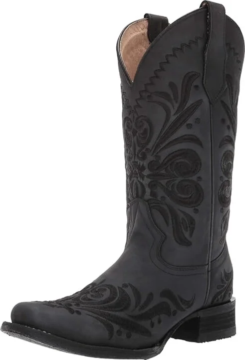Corral Boots L5464 Women's Boots Black : 8.5 B - Medium, Leather - Image 2