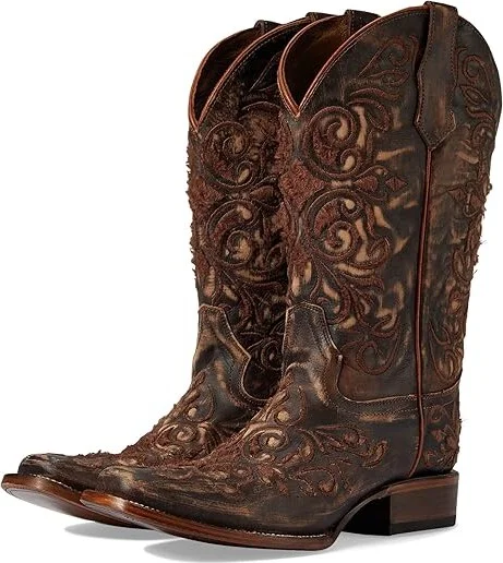 Corral Boots L5794 Women's Boots Dark/Brown : 7 B - Medium, Leather