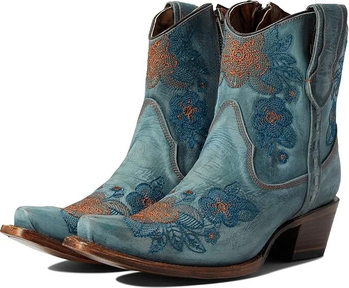 Corral Boots L5874 Women's Shoes Blue Jean : 9.5 B - Medium, Leather