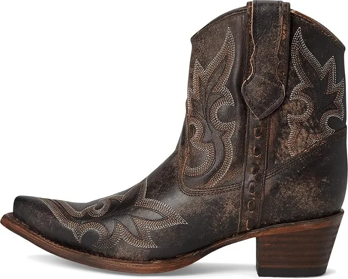 Corral Boots L5917 Cowboy Women's Boots Black/Brown : 7.5 B - Medium, Leather - Image 6
