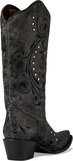 Corral Boots L5936 Women's Boots Black/Grey : 9 B - Medium, Leather - Image 4