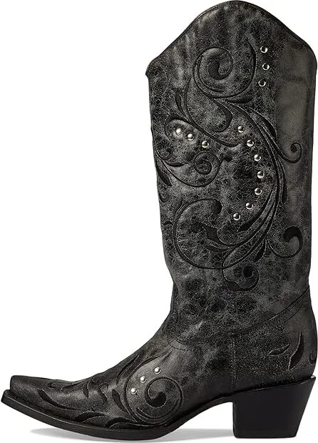 Corral Boots L5936 Women's Boots Black/Grey : 9 B - Medium, Leather - Image 5
