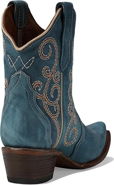 Corral Boots L6068 Women's Boots Blue : 7 B - Medium, Leather - Image 4