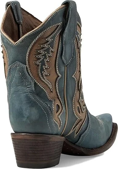 Corral Boots L6089 Cowboy Women's Boots Blue : 9 B - Medium, Leather - Image 4