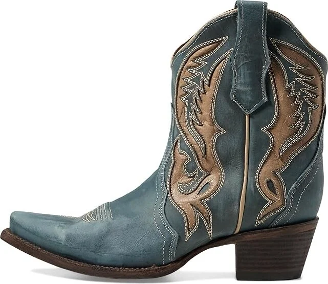 Corral Boots L6089 Cowboy Women's Boots Blue : 9 B - Medium, Leather - Image 6