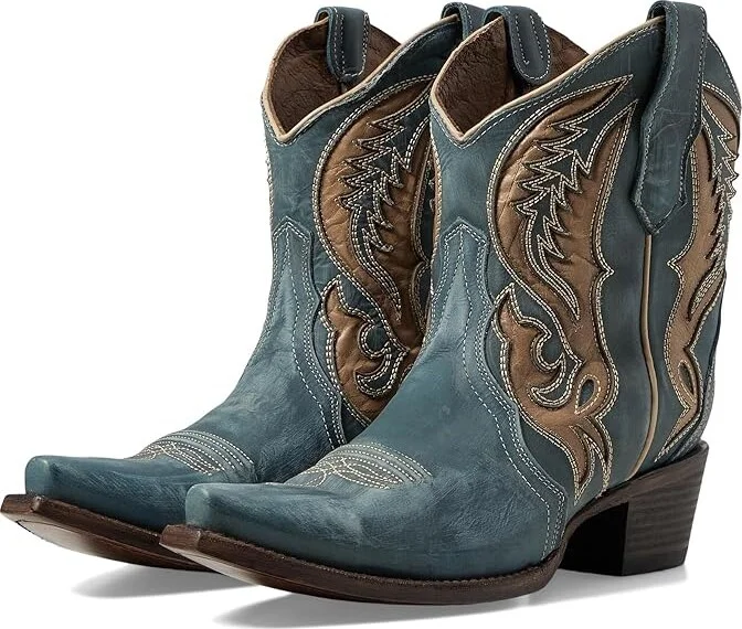 Corral Boots L6089 Cowboy Women's Boots Blue : 9 B - Medium, Leather