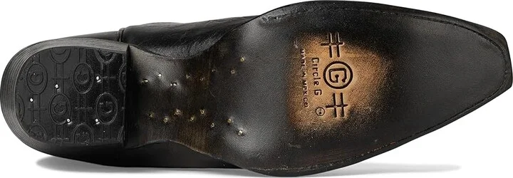 Corral Boots L6180 Cowboy Women's Boots Black : 10 B - Medium, Leather - Image 3